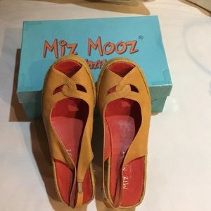 Miz Mooz by Gazith mustard espadrille